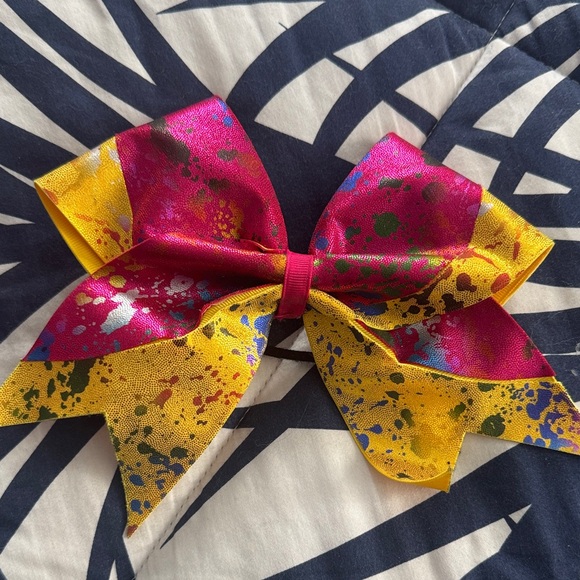 Competition Colorful Splatter Bow - Picture 1 of 3